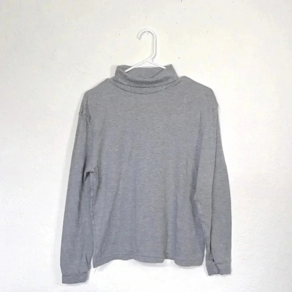 Imperfect turtle neck Stephanie Rogers by Fashion Trend long sleeve neutral top - Picture 1 of 10
